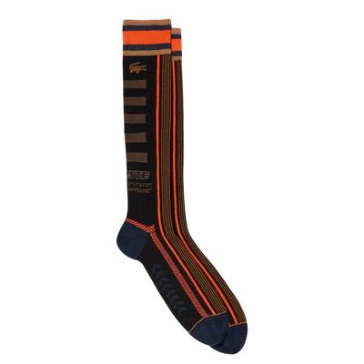 Lacoste - "French Made" Socken für Herren/Damen Unisex (Schwarz/Orange) Image