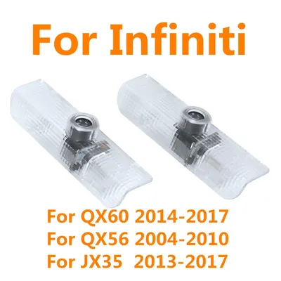 2X For Infiniti QX60 QX56 JX35 2013 - 2017 2014 2015 LED Car Door Logo Ghost Shadow Projector