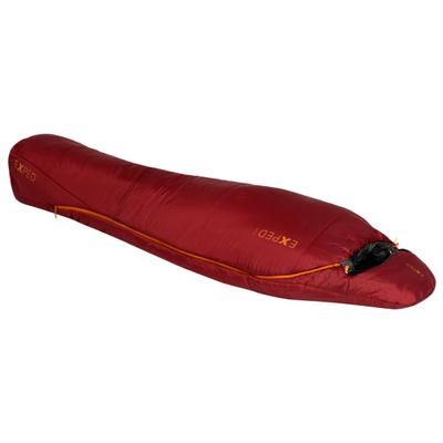 Exped - Deepsleep -10° C - Kunstfaserschlafsack Gr M Zipper: Left Burgundy / Moraine Image