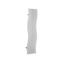 Dmora Eingangsmöbel Alessandro, Moderner Multifunktionseingang, Mehrzweckschrank für Atrium, 100% Made in Italy, cm 40x27h186, glänzend weiß Image
