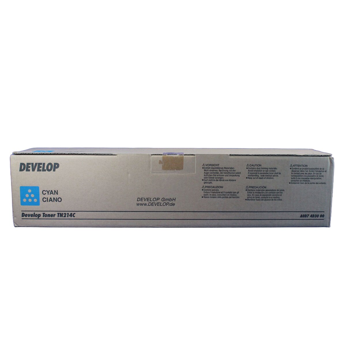 Konica-Minolta Develop TN214C Toner Cyan A0D74D3 -A Image