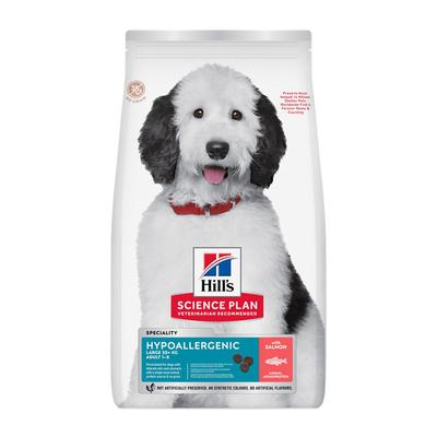 Hill's Science Plan Hypoallergenic Large Breed Adult Trockenfutter mit Lachs 14 kg Beutel Futter