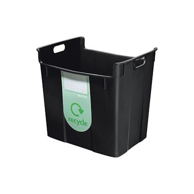 LEITZ Wertstoffsammelbehälter 40l schwarz Packung mit 40 Stück Image