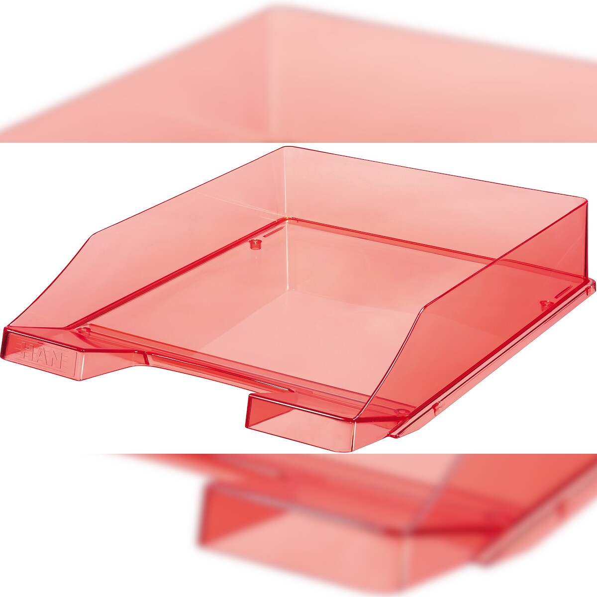 HAN Briefablage C4 Standard rot transparent Packung mit 6 Stück Image