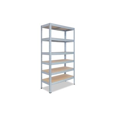 shelfplaza PRO 230x80x30 cm Schwerlastregal in verzinkt mit 6 Böden und 166 kg Traglast pro Boden Image