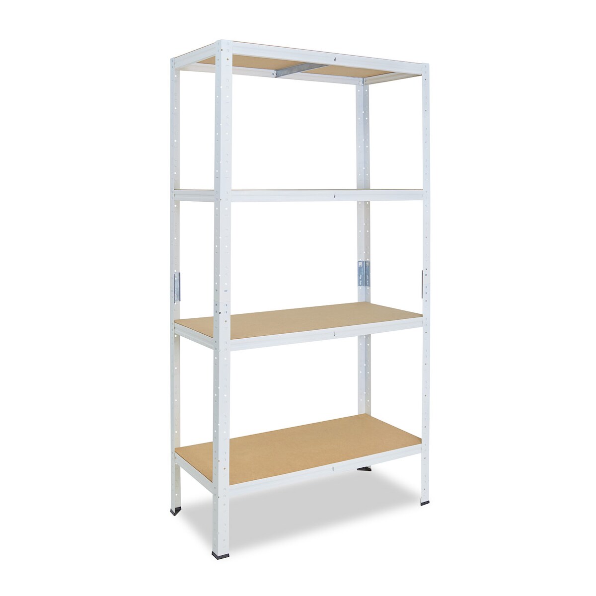 shelfplaza HOME 155x40x45 cm Schwerlastregal in weiß mit 4 Böden und 175 kg Traglast pro Boden Image
