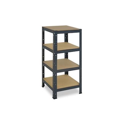 shelfplaza HOME 100x40x40 cm Schwerlastregal in anthrazit mit 4 Böden und 175 kg Traglast pro Boden Image