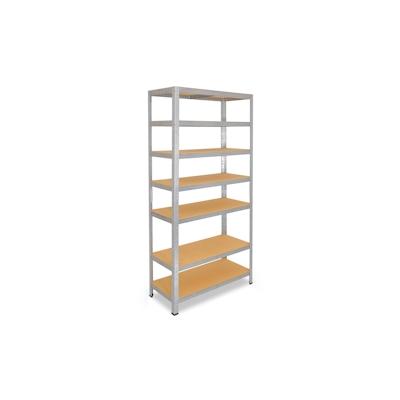 shelfplaza HOME 230x120x60 cm Schwerlastregal in verzinkt mit 7 Böden und 125 kg Traglast pro Boden Image