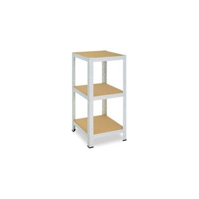 shelfplaza HOME 100x30x30 cm Schwerlastregal in weiß mit 3 Böden und 175 kg Traglast pro Boden Image