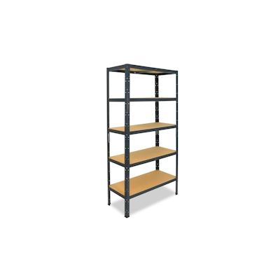shelfplaza HOME 155x70x60 cm Schwerlastregal in anthrazit mit 5 Böden und 175 kg Traglast pro Boden Image