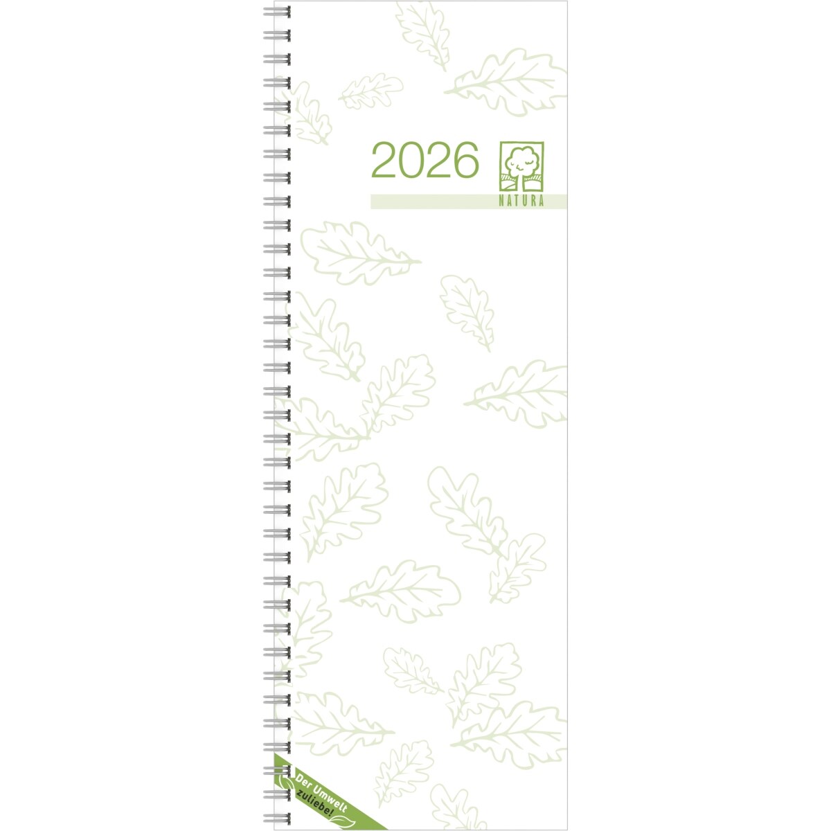 ZETTLER Vormerkbuch 718 10,5x29,7cm 1 Woche/1 Seite Recycling 2026 Image