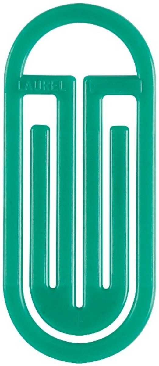 Laurel Büroklammern King Klip mit Bogen 62mm VE=10x50 Stück grün Image