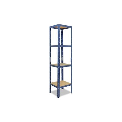 shelfplaza HOME 155x40x40 cm Schwerlastregal in blau mit 4 Böden und 175 kg Traglast pro Boden Image