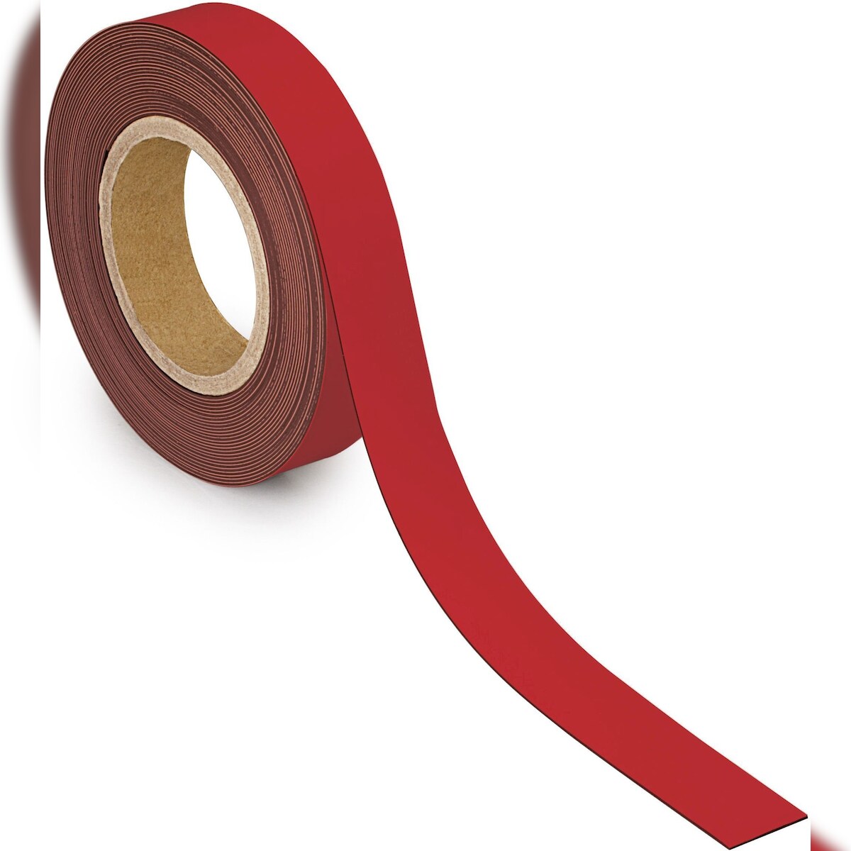 MAUL Kennzeichnungsband magnetisch 1cmx10m rot Packung mit 10 Stück Image