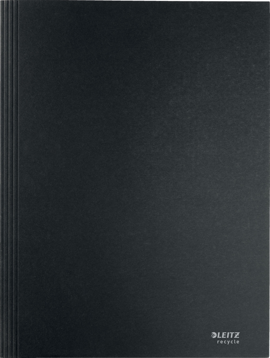 LEITZ Jurismappe Recycle A4 Karton schwarz Packung mit 10 Stück Image