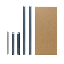 shelfplaza HOME 120x40 cm Fachboden-Set in blau für HOME Schwerlastregale mit 175 kg Traglast pro Boden Image