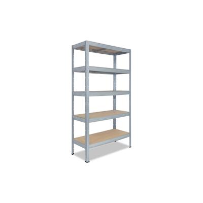 shelfplaza PRO 180x90x40 cm Schwerlastregal in verzinkt mit 5 Böden und 200 kg Traglast pro Boden Image