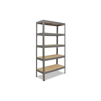 shelfplaza PRO 200x50x30 cm Schwerlastregal in grau mit 5 Böden und 200 kg Traglast pro Boden Image