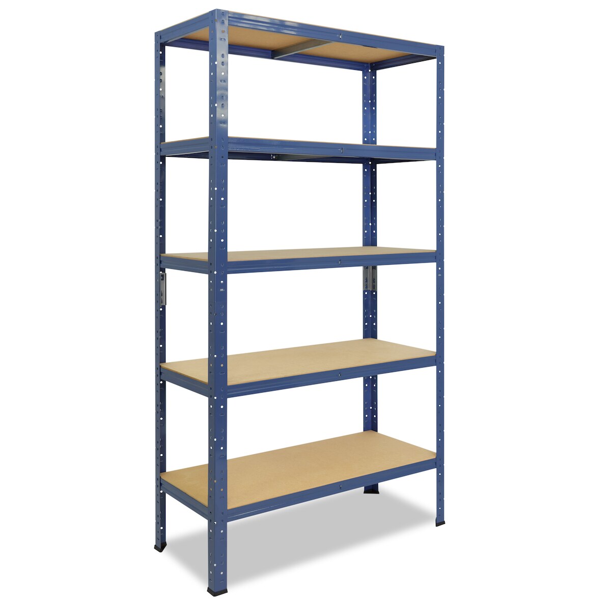 shelfplaza HOME 180x75x60 cm Schwerlastregal in blau mit 5 Böden und 175 kg Traglast pro Boden Image