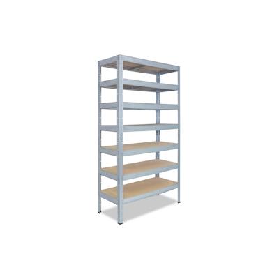 shelfplaza PRO 200x80x40 cm Schwerlastregal in verzinkt mit 7 Böden und 142 kg Traglast pro Boden Image