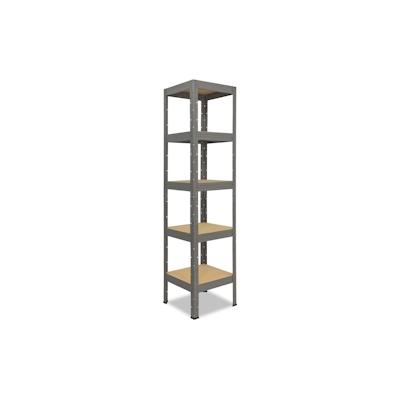 shelfplaza PRO 200x60x60 cm Schwerlastregal in grau mit 5 Böden und 200 kg Traglast pro Boden Image
