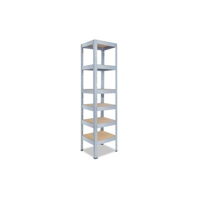 shelfplaza PRO 200x60x60 cm Schwerlastregal in verzinkt mit 6 Böden und 166 kg Traglast pro Boden Image