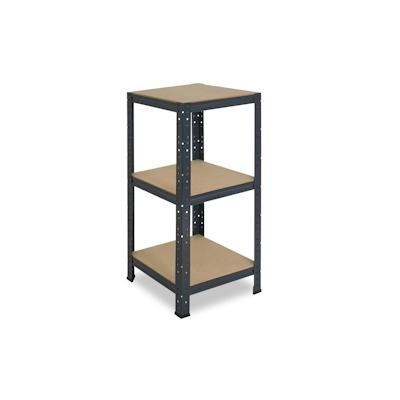 shelfplaza HOME 90x60x60 cm Schwerlastregal in anthrazit mit 3 Böden und 175 kg Traglast pro Boden Image