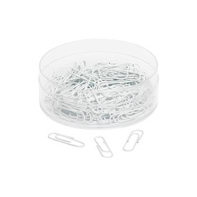 WEDO Büroklammern 27mm kunststoffummantelt VE=10x140 Stück weiß Image