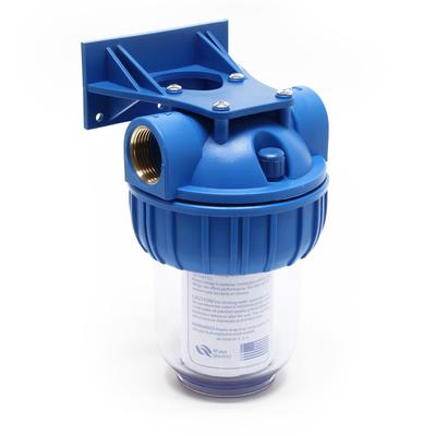 "TEMU Nw-br5b 1-stage Water Filter, 5 Μ, 20.67 Mm (1/2") Filter Insert, Ø60 Mm Pp Cartridge, Wall Holder, Filter Wrench, Sediment Filter, Removes Sand, Rust, Algae, Supports Healthy Drinking Water," Image