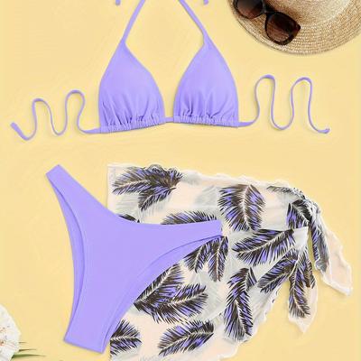 TEMU Women' Sexy Bikini Mesh Set Image