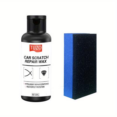 TEMU Universal Car Scratch Repair Wax For Body & Door Scratches - Quick Fill & Polish To Restore Paint Surface Gloss - Abs Resin Formula - Easy Application For All Vehicles Image