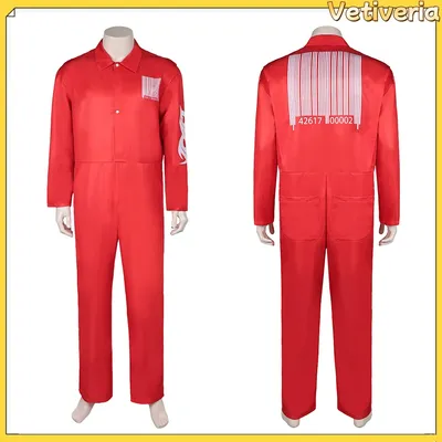 Band Slip Cosplay Joey Kostüm Overall Knoten Rot Männliche Outfits für Erwachsene Männer Uniform Bodys Halloween Phantasie Disguise Anzug Image