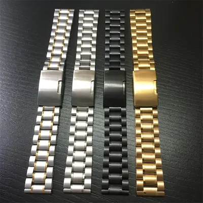14 16 18 19 20 21 22 24 26 mm Edelstahl-Uhrenarmband für Männer und Frauen, universelles Image