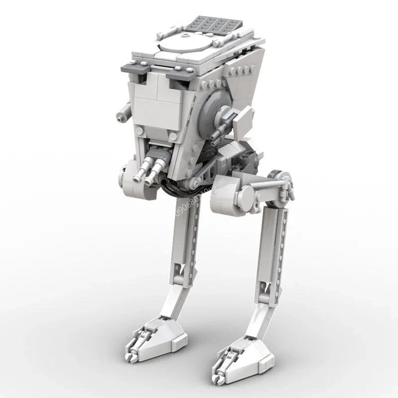 384 stücke Moc Gelenk AT-ST Roboter Star of Space Wars Walker Roboter Bausteine Montieren Ziegel Teile Kinder DIY präsentiert Image