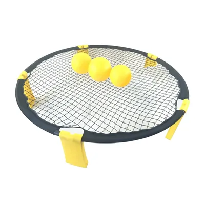 Buzz Ball Spike Battle Game Outdoor-Mannschaftssport mit 3 Bällen als Geschenk für den Innen- und Image