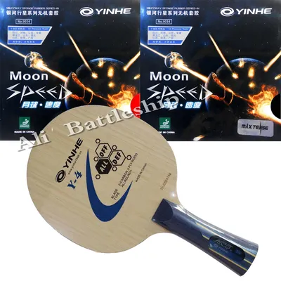 Yinhe Y-4 Y4 Y4 Tischtennisschläger mit Mondgeschwindigkeits-Pips-in-Tischtennisschläger aus Gummi Image