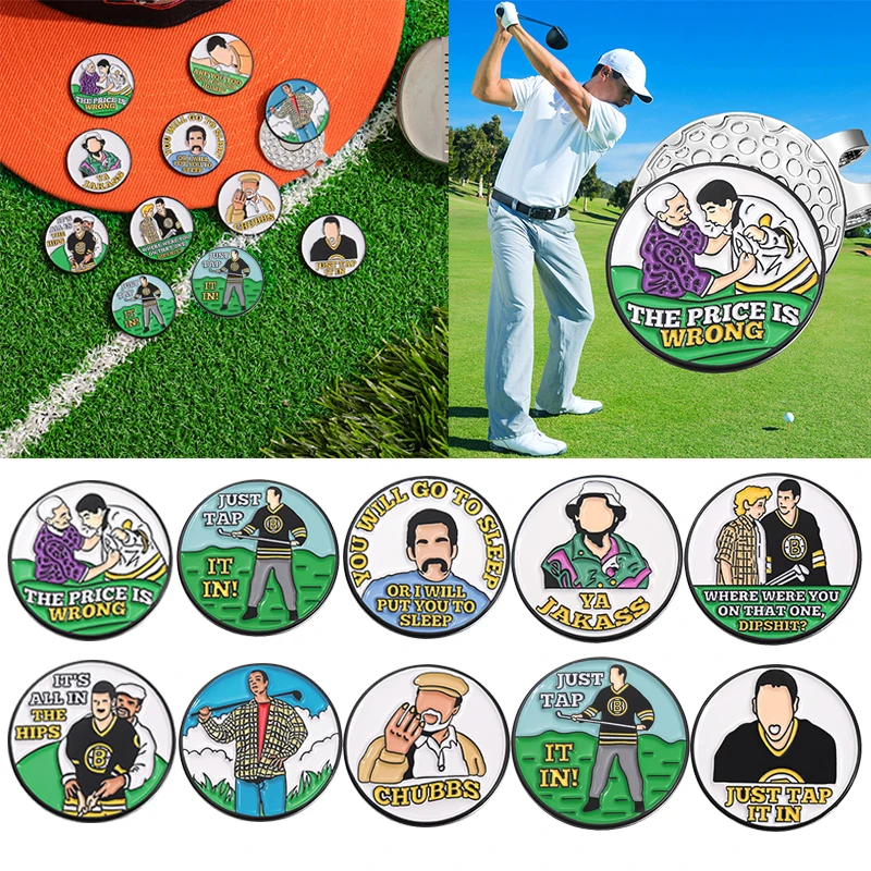 Golfballkappe, magnetische Clips, Baseballmütze, dekoratives Accessoire, „Tap It In Marker“, Broschen, Anstecknadel, Geschenk für Golffreunde Image