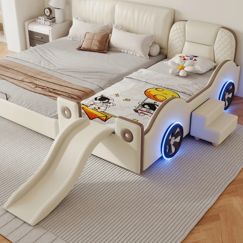 Kleinkind Jungen Mädchen Bett Modernes Luxus Design Baby Einzel Kinderbetten Matratze Platzsparend Cuna Colecho Bebe Wohnmöbel Image