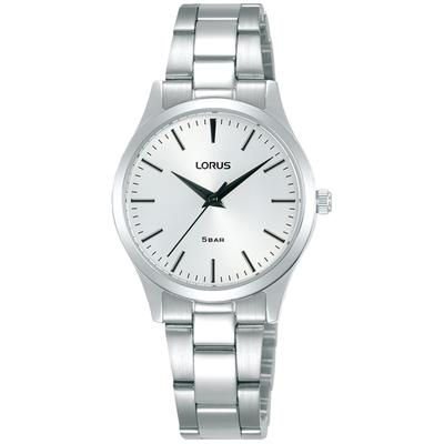 Quarzuhr LORUS, silber (silberfarben, silberfarben), Armbanduhren, Damen, Armbanduhr, Damenuhr, Edelstahlarmband Image