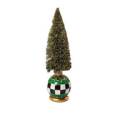 MacKenzie-Childs Medium Emerald Luxe Illuminated Bottle Brush Tree
