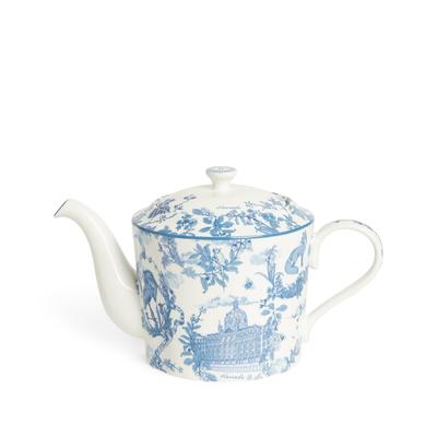 Harrods Bone China Toile Teapot