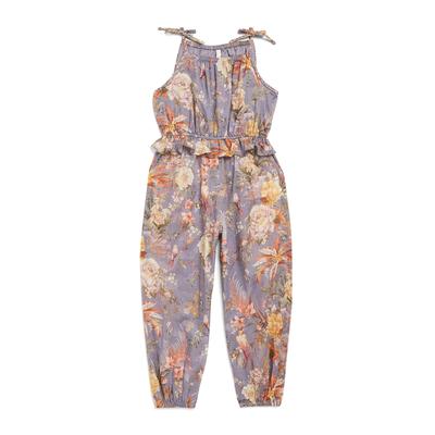 Zimmermann Kids Cotton Tallow Jumpsuit