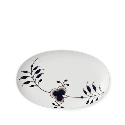 Royal Copenhagen Black Fluted Mega Oval Dish