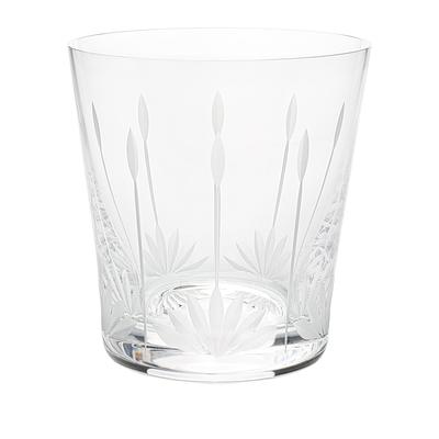 Lalique Set of 2 Lotus Tumblers