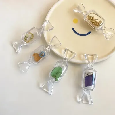 10pcs/set, Cute Mini Plastic Candy Box For Weddings, Baby Showers, And Parties - Transparent And DIY