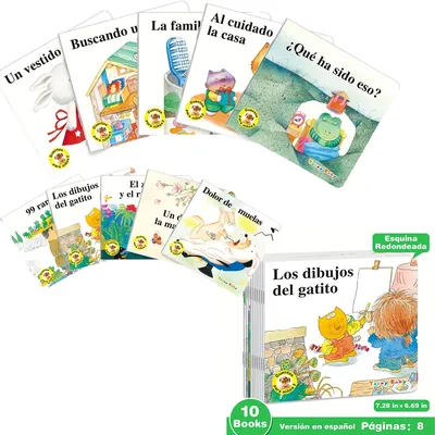 Spanish series A Set Of 10 Baby Bedtime Fairy Tale Early Education Books Children's Enlightenment