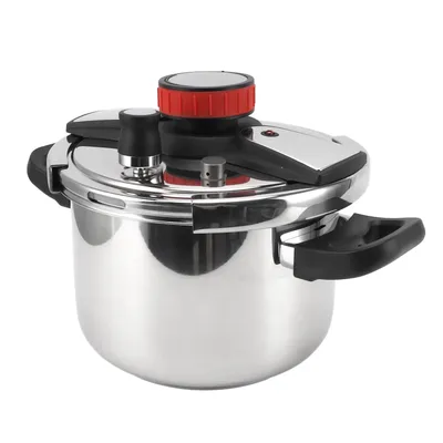 5/6/8L Stainless Steel Pressure Cooker Large Safe Explosion Proof Pressure Cooker for Gas Stove
