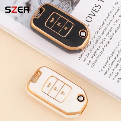 TPU Car Flip Key Case Cover Shell For Honda Civic Accord City Odyssey CR-V XR-V HR-V Vezel Jade Jazz