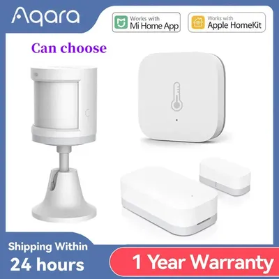 Aqara Door Window Motion Human Body Temperature Humidity Water Leakage Sensor M1S E1 Hub Gateway