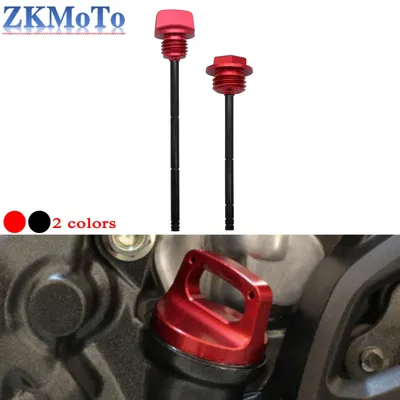 Motocross CNC Aluminum Ngine Oil Tank Dipstick Level Lndicator For HONDA CRF250R CRF250X CRF450X CRF